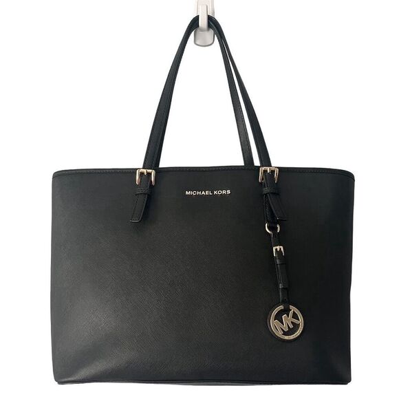 Michael Kors Handbags - Michael Kors Jet Set Travel Black Tote Bag Shoulder Handbag